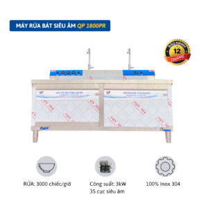 Máy rửa bát sóng siêu âm QP 1800PR