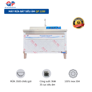 Máy rửa bát sóng siêu âm QP 1200PR
