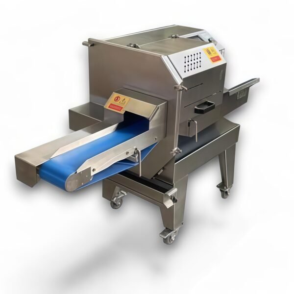 Băng tải 2 (2) Máy thái thịt chín công nghiệp dạng băng tải MBC JX-120